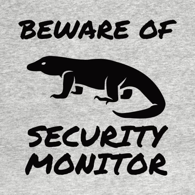 Beware of Security Monitor by Archie's Angels Store